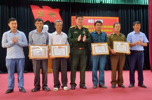 Hội đồng NVQS xã Thuận Lộc tổ chức hội nghị rút kinh nghiệm trong công tác tuyển quân năm 2023