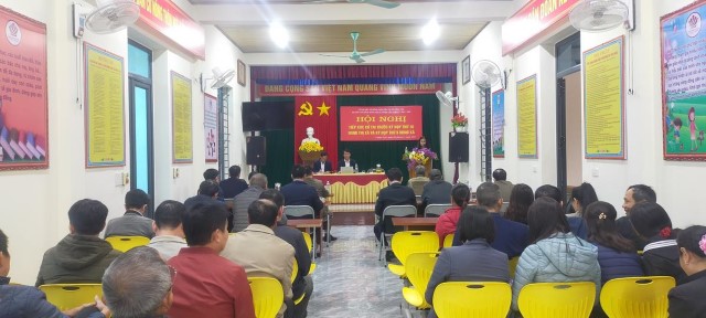 Thuận Lộc: Tổ chức tiếp xúc cử tri tại kỳ họp HĐND 2 cấp trước kỳ họp thứ 16 HĐND thị xã khóa VII và kỳ họp thứ 9 HĐND xã XVIII